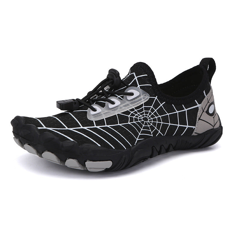 Classic Spider-Man Barefoot Shoes - Quick-Drying Beach Shoes for Healthy Outdoor Fun - Black And White - Women's Shoes - Carvan Mart