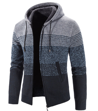 Hooded Fleece Thick Cardigan Sweater - Carvan Mart Ltd