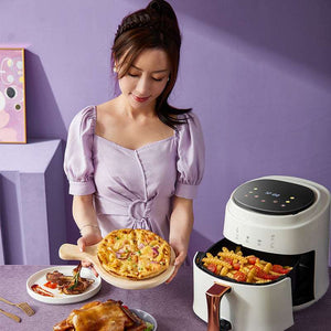 Air Fryer Large Capacity 6L 8L Intelligent Electric Fryer - - Air Fryers - Carvan Mart