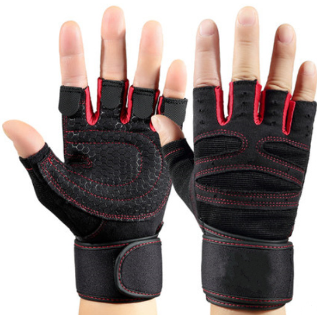 Half finger gym gloves - Carvan Mart