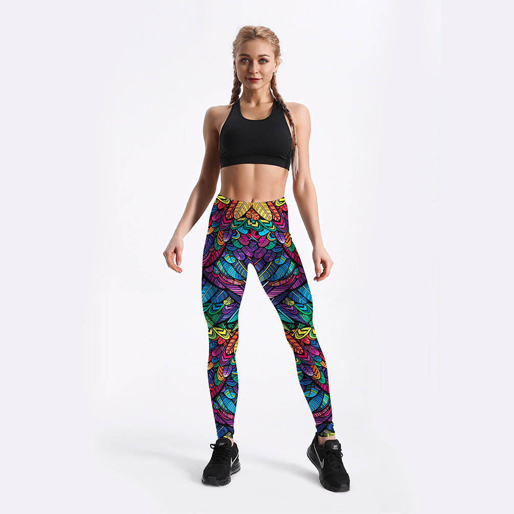 New Look Printed Women's Leggings - Carvan Mart