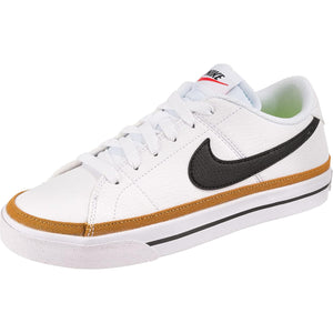 Nike Women's Gymnastics Shoes - White Black Desert Ochre Team Orange - - Nike