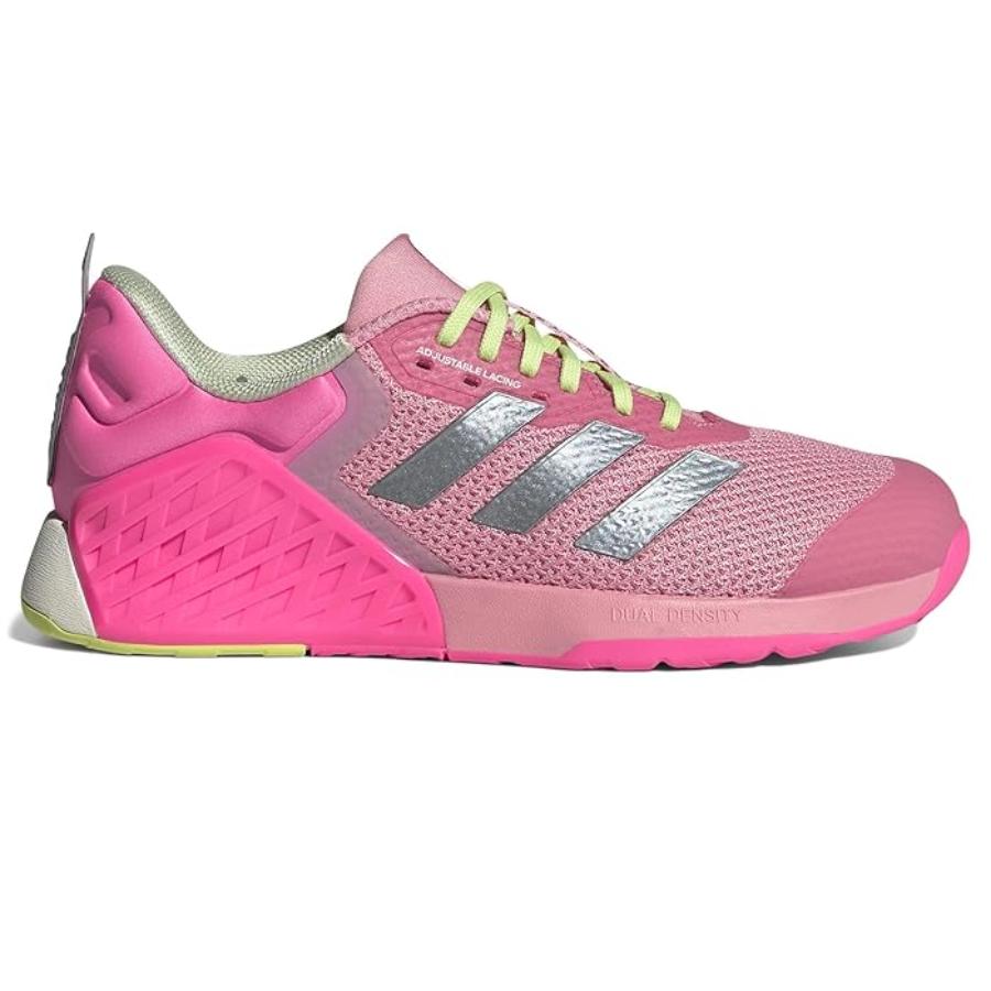 Adidas Women's Dropset 3 Shoes - Semi Pink Spark Iron Metallic Silver Dawn - - Adidas