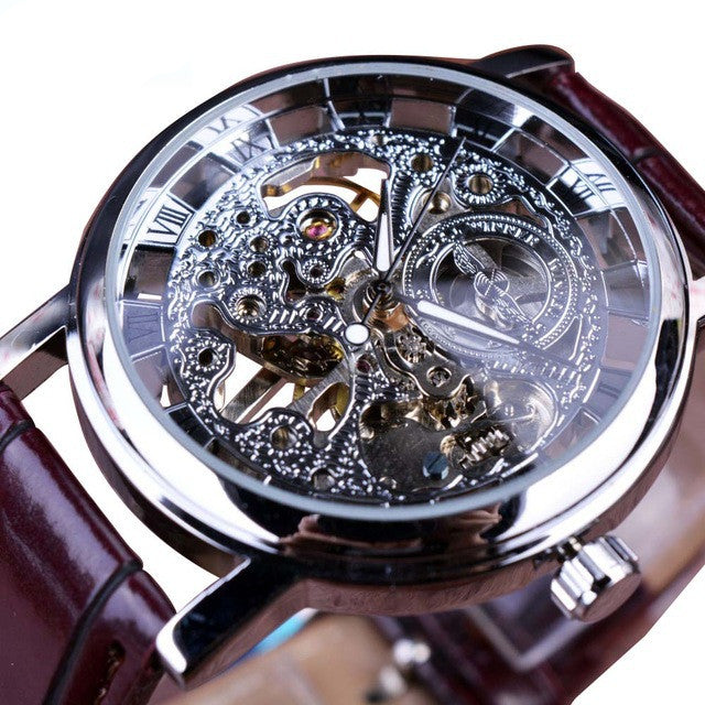 Mechanical watches Men's mechanical watches - Silver noodles - Men's Watches - Carvan Mart