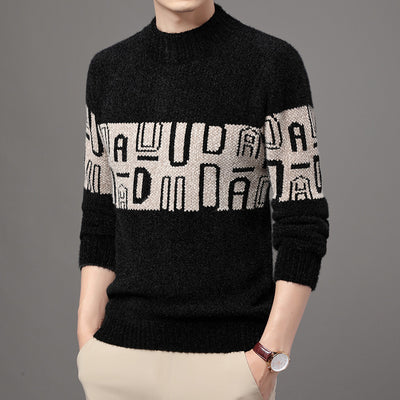 Ferret Men's Tops Youth Thicken Men's Knitwear - Carvan Mart