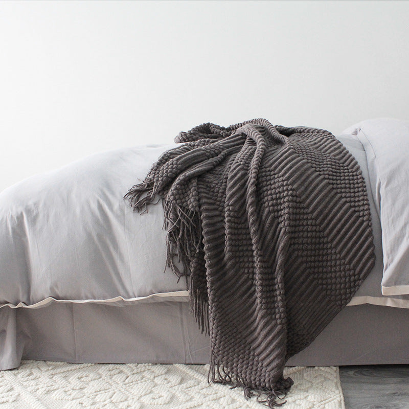 Small blanket nap blanket - Dark grey - Bedding Sets - Carvan Mart