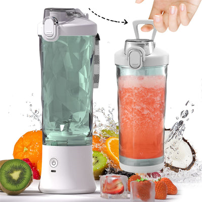 Portable Blender Juicer Personal Size Blender For Shakes And Smoothies With 6 Blade Mini Blender Kitchen Gadgets - Carvan Mart