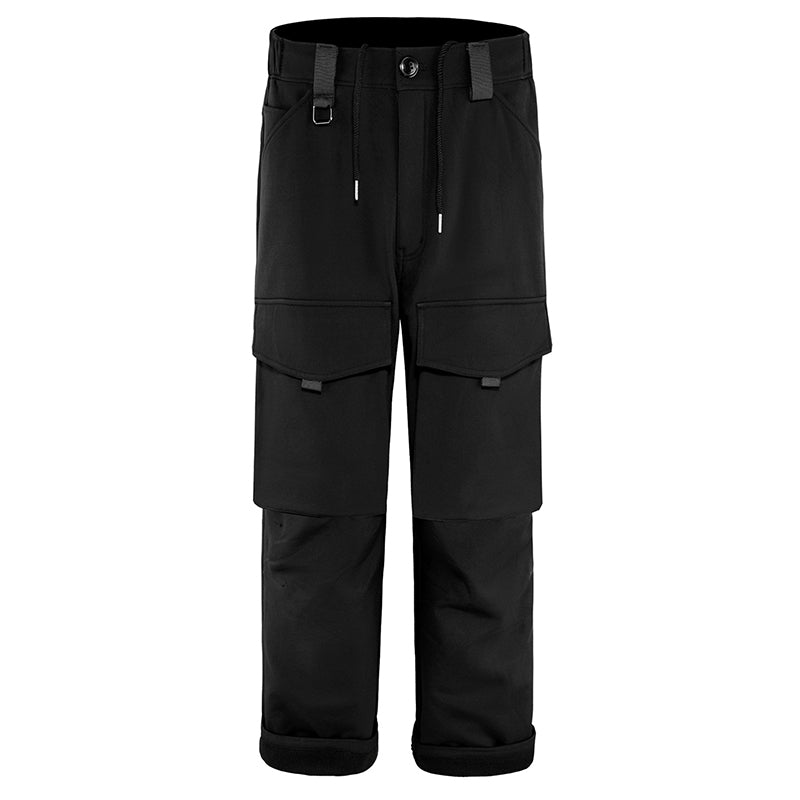 Men's Fleece Lined Cargo Pants - Warm Hiking Trousers - Carvan Mart