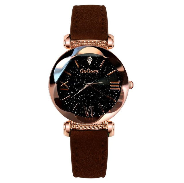 Fashion Watches Luxury wrist Watch - Brown - Women's Watches - Carvan Mart