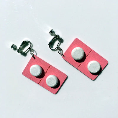 Capsule pills funny funny earrings - Carvan Mart