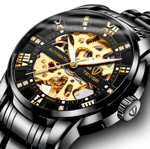 Men''s Fashion Watch Fashion Automatic Mechanical Watch Hollow Watch Watch Waterproof Men''s Watch - - Men's Watches - Carvan Mart