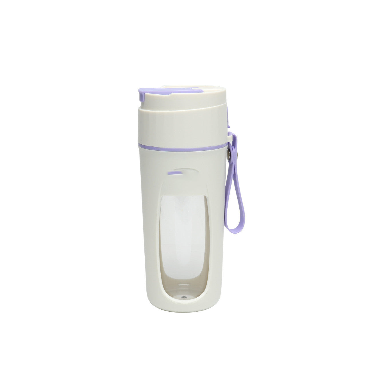 Portable Blender Electric USB Charging Outdoor Automatic Juicer Cup Juice Maker Kitchen Supplies - Light Purple - Compact Blenders - Carvan Mart