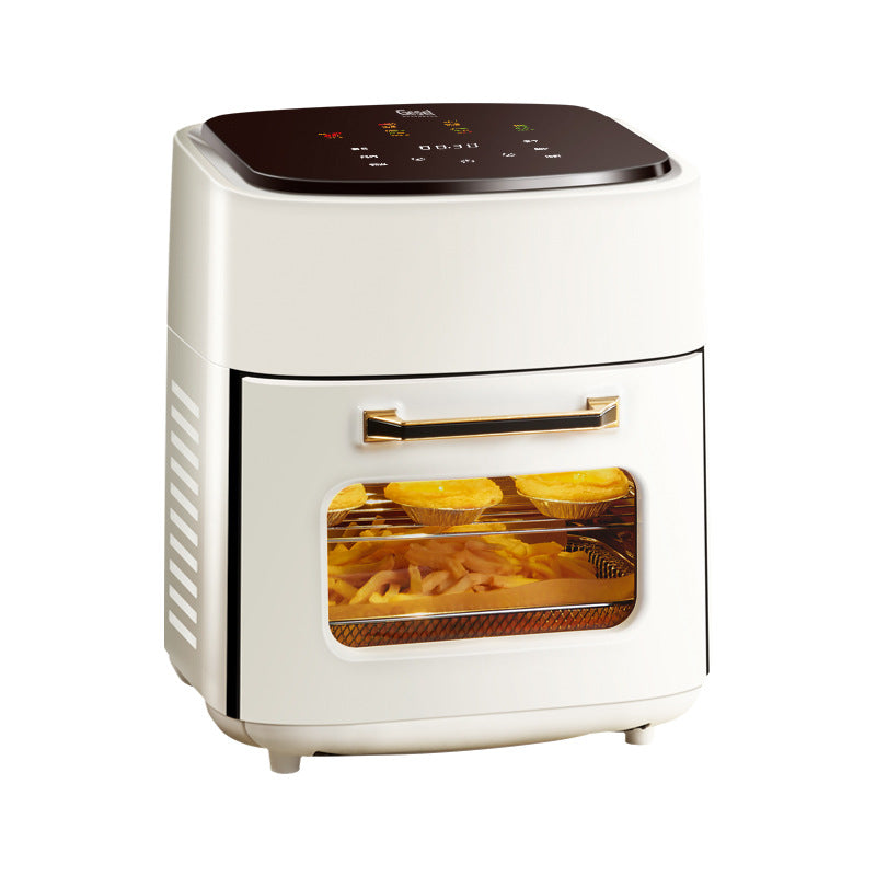 Fashion Personality Stainless Steel Air Fryer - White - Air Fryers - Carvan Mart