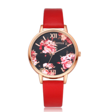 High Quality Fashion Leather Strap Rose Gold Women Watch Casual Love Heart Quartz Wrist Watch Women Dress Ladies Luxury Watches - Carvan Mart