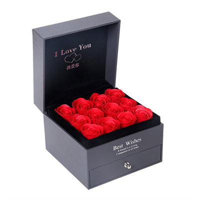 Rose Necklace Gift Box Perfect Gift - - Gift - Carvan Mart