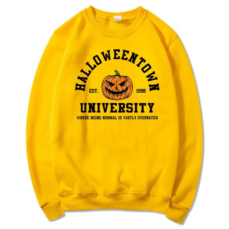 Retro Halloween Sweatshirt Women's Fashion - Carvan Mart