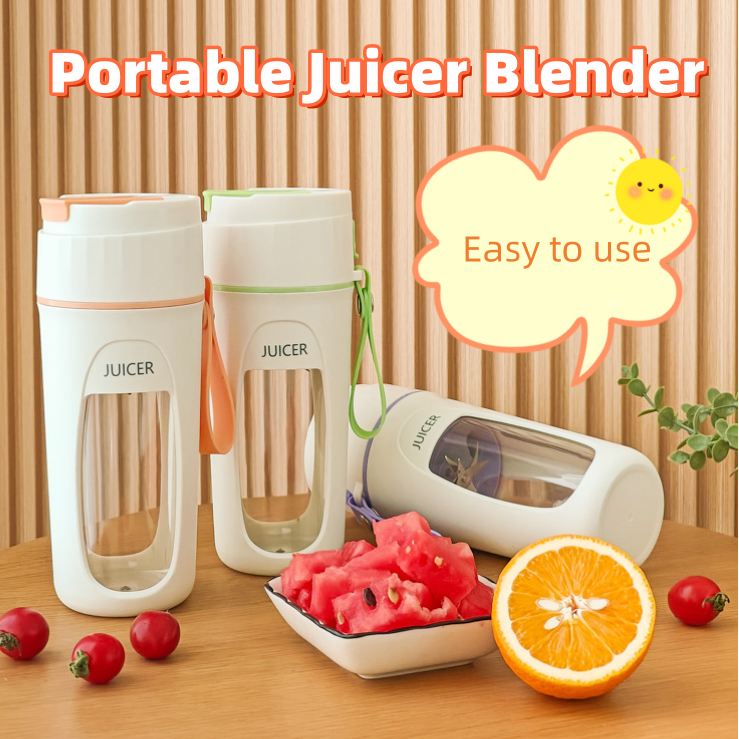 Portable Blender Electric USB Charging Outdoor Automatic Juicer Cup Juice Maker Kitchen Supplies - Carvan Mart Ltd