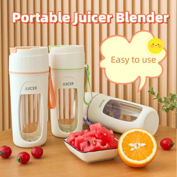 Portable Blender Electric USB Charging Outdoor Automatic Juicer Cup Juice Maker Kitchen Supplies - - Compact Blenders - Carvan Mart