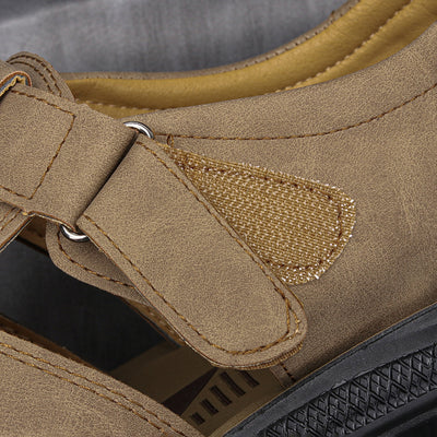 Men's Leather Sandals Casual Hipster Lightweight Comfortable Men's Shoes - - Men's Sandals - Carvan Mart