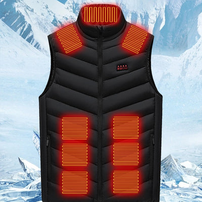 Smart Constant Temperature Self-heating Vest USB Charging - Carvan Mart