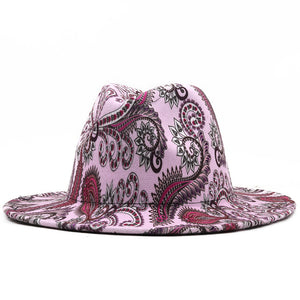 Gorgeous Cashew Floral Print Felt Cap - Style01 M - Men's Hats & Caps - Carvan Mart