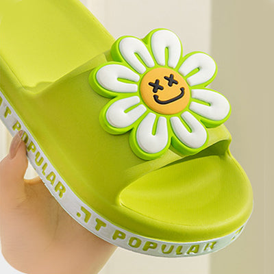 Summer Flower Slippers Women Indoor Anti-Slip Bathroom Home Slippers - - Women's Slippers - Carvan Mart