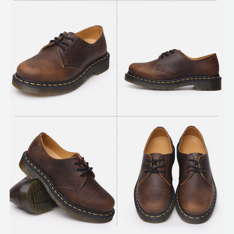 Gaucho Crazy Horse Oxford Dr. Martens Low Top Couple Boots - - Men's Boots - Carvan Mart