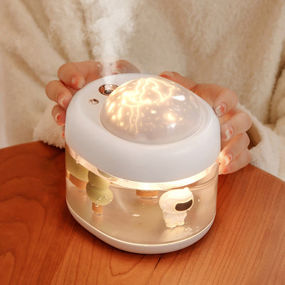 Projection Humidifier Projection Rotation Large Capacity Projector - - Gift - Carvan Mart