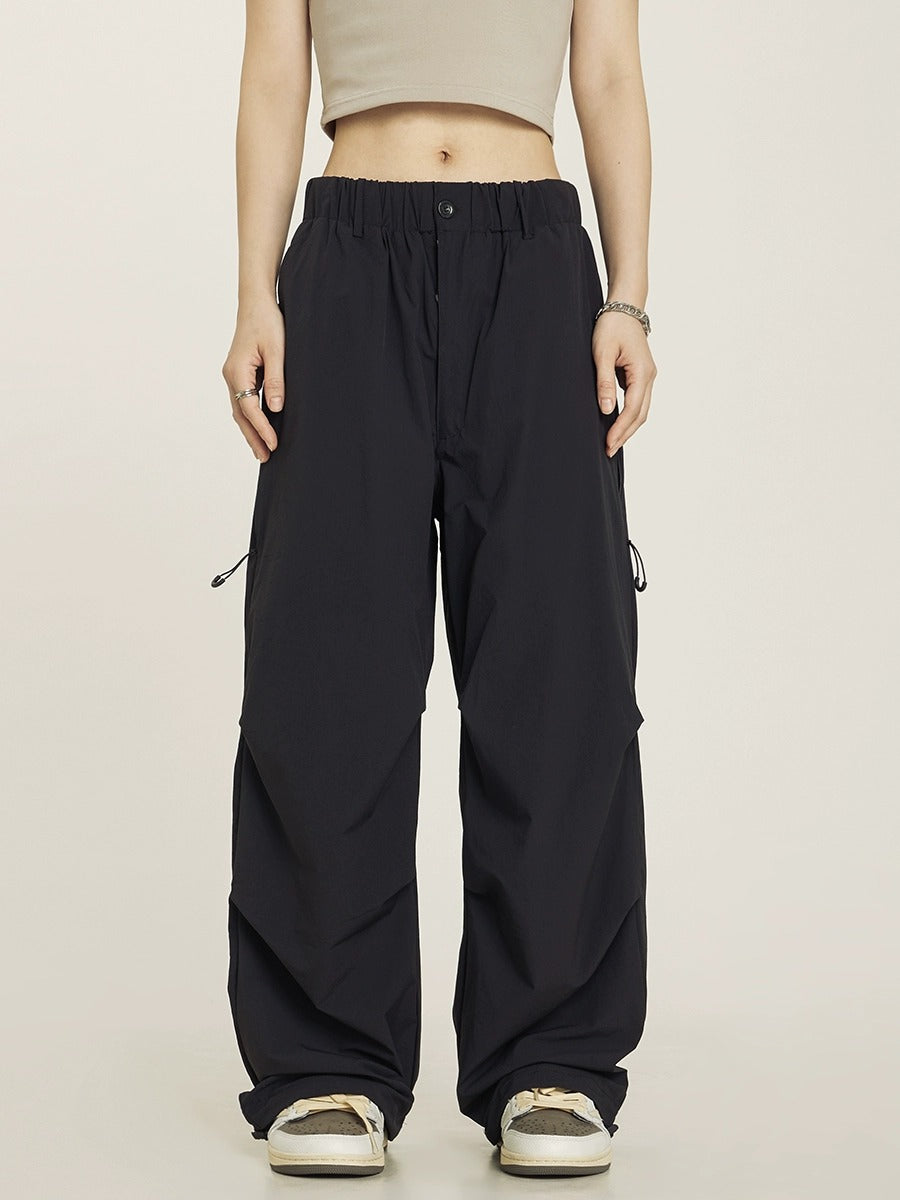 Vintage Pleated Parachute Women's Cargo Pant - Carvan Mart