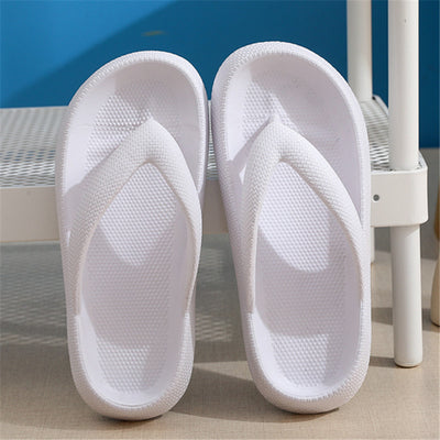 Clip Toe Slippers Non-Slip Soft Sole Flip Flop Thick Bottom Summer Slippers - Carvan Mart