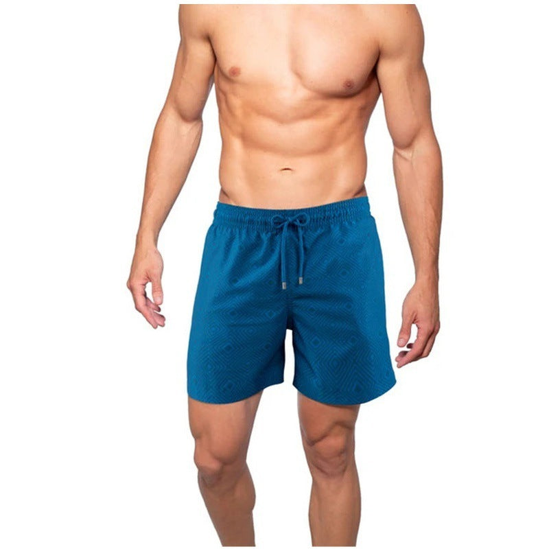 Men's Beach Shorts Printed Sports Double Layer Summer Shorts - Carvan Mart