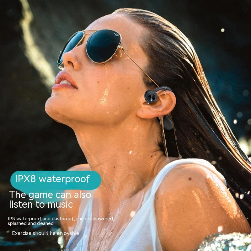 Bone Conduction Swimming Waterproof Bluetooth Headset With 32G Memory - Carvan Mart Ltd