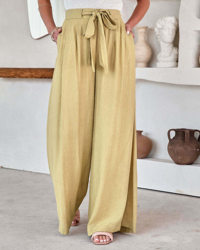 Chic High Waist Culottes - Versatile Wide Leg Pants - Carvan Mart