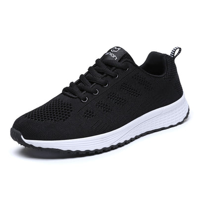 Plus Size Spring And Autumn Sneakers Women's Fly-kit Mesh Women's Shoes - Carvan Mart