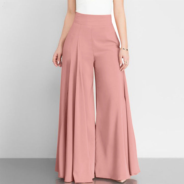 Elegant Women's Wide-leg Thin Casual Palazzo Pants - Carvan Mart