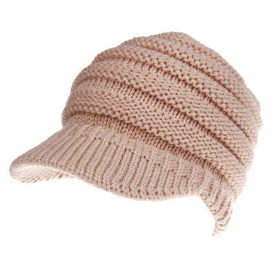 Women Ponytail Beanies Autumn Winter Hats Female Soft Knitting Caps Warm Ladies Skullies - Carvan Mart