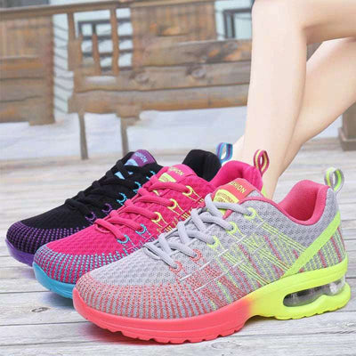 Lightweight Women's Air Cushion Running Shoes - Breathable Fashion Sneakers for Active Lifestyle - - Women's Shoes - Carvan Mart