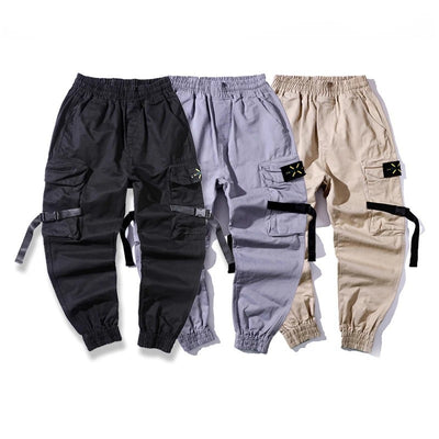 Casual Men's Cotton Linen Cargo Pants - Carvan Mart