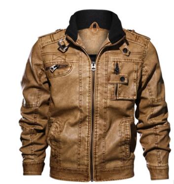 Momenti Istantanei Leather Jacket For Men - Carvan Mart