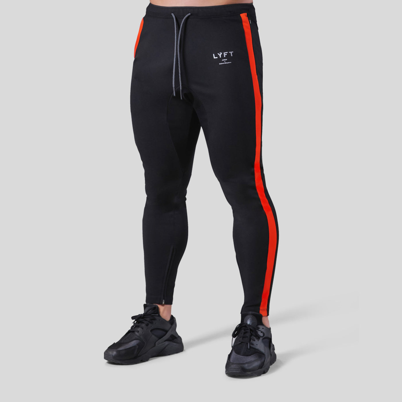 Men's Sports and Leisure Fitness Pants - Durable Polyester Gym Pants - Black - Men's Pants - Carvan Mart