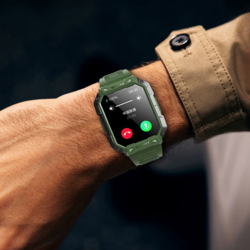 F307 Outdoor Three-proof Bluetooth Calling Heart Rate Blood Pressure Waterproof Smart Watch - Carvan Mart