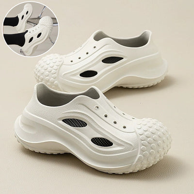 Carvan Thick-sole Clogs Women Men Summer Crocs Outdoor Non-Slip Shoes - Carvan Mart
