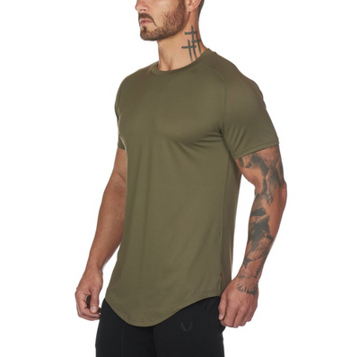 New Gym Wear Plain Shirts Custom Men's Fitness Sports Clothing - Carvan Mart
