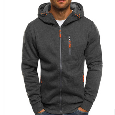 Warm Men's Hooded Jacket Comfortable Cotton Hoodies - Carvan Mart