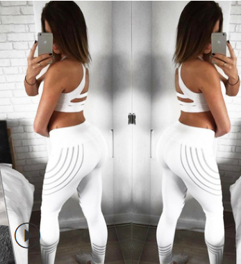 Women Workout Leggings Fitness Night Glowing Leggings - Carvan Mart