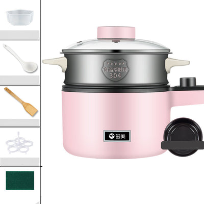 Electric cooker hot pot multi-function integrated pot - Pink CN - Smart Ovens - Carvan Mart