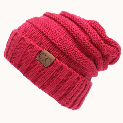 CC Beanies Winter Hats - Red - Women's Hats & Caps - Carvan Mart