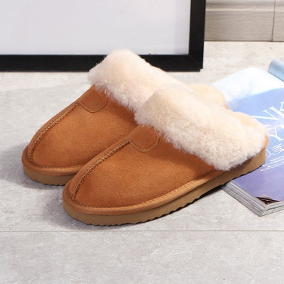 Men's Scuffette Slippers Winter Warm Non-slip Slippers - 