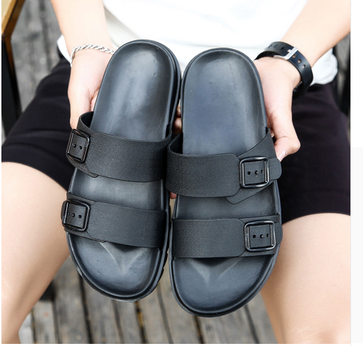 Spring male word drag lazy shoes men's casual beach breathable personality wild trend men's shoes new - Carvan Mart Ltd