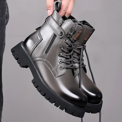 Mens Fashion Thick-soled High-top Wearable Martin Boots - Carvan Mart